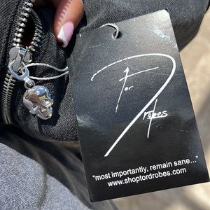 Tordrobes black denim jumpsuit